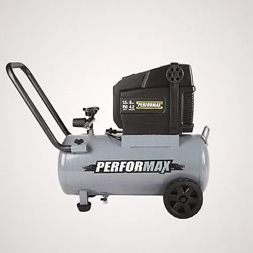 8Gal 150 PSI Portable Electric Horizontal Air Compressor Steel Tank Rubber Wheel