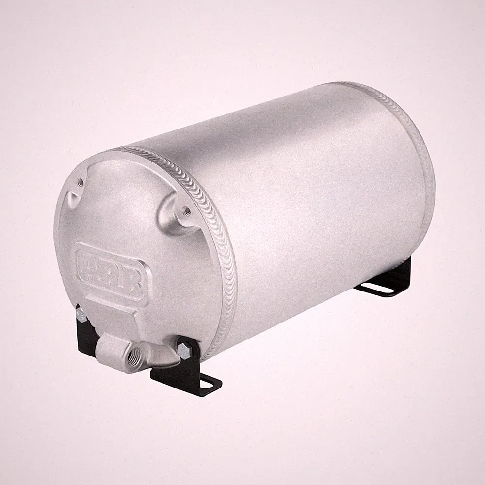 ARB Silver Aluminum 150 psi Air Tank Compressor w/ 1 Gallon Capacity & 4 Ports