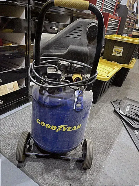 Goodyear 10-Gallons Portable 150 PSI Vertical Air Compressor